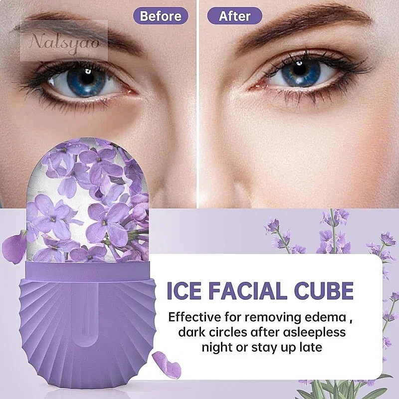 Face Ice Roller Puffiness - Wałek do masażu twarzy z lodem