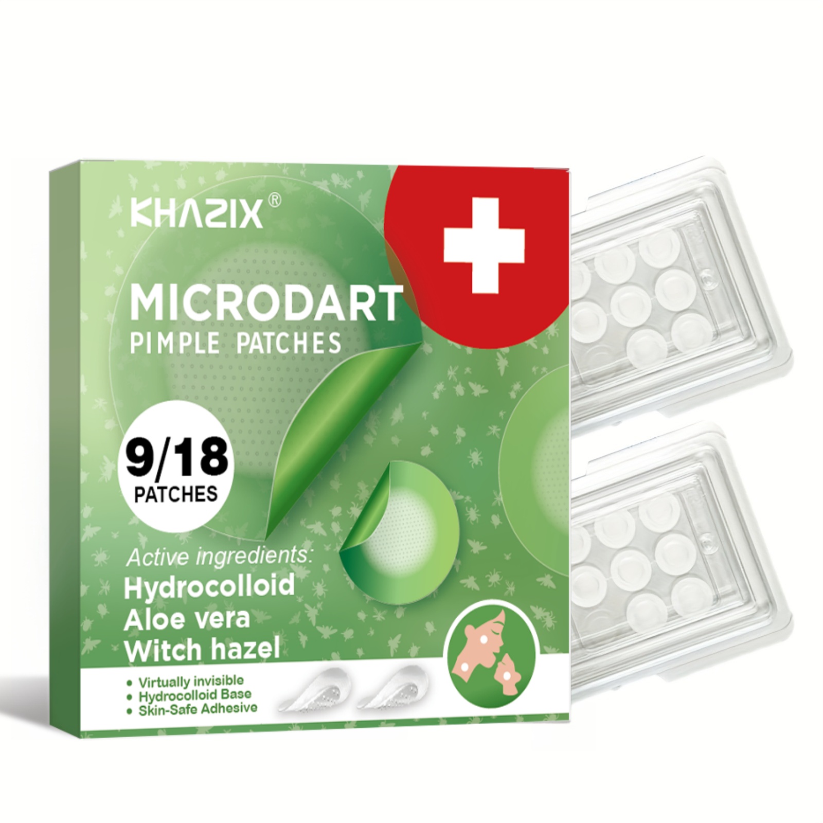 Hydrocolloid Pimple Patch - Plastry na trądzik Overnight Micro-Dart -