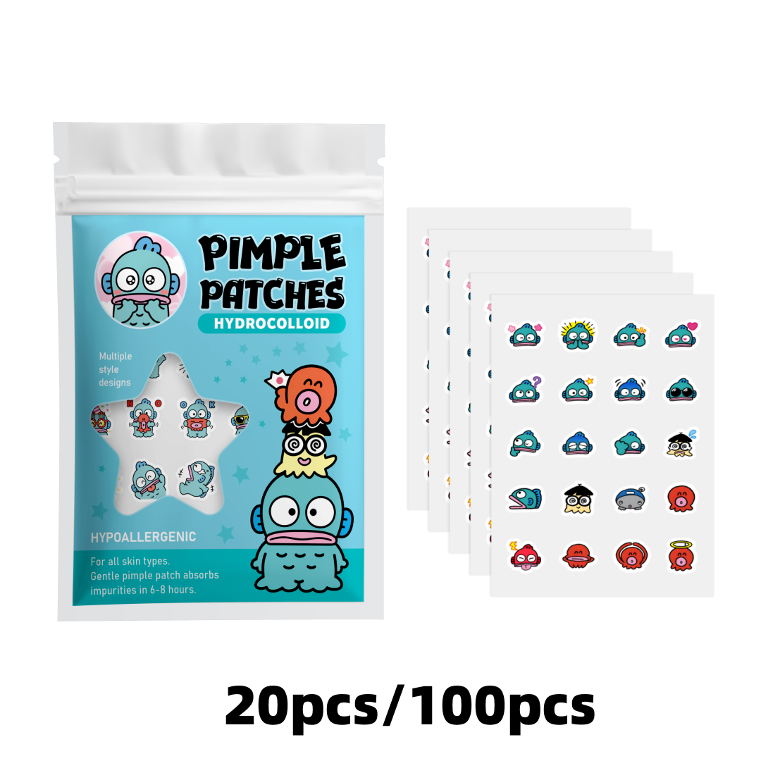 Hydrocolloid Pimple Patch - 100/20 SZTUK Urocze plastry hydrokoloidowe na