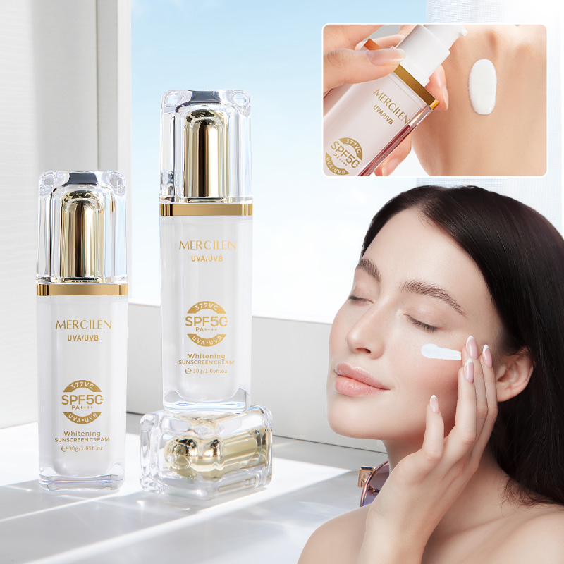 Spf 50 Waterproof Sunscreen - Mercilen Krem przeciwsłoneczny do twarzy i