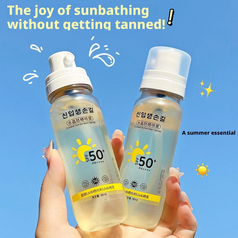 Spf 50 Waterproof Sunscreen - Koreański spray przeciwsłoneczny SPF 50+ Lekki,