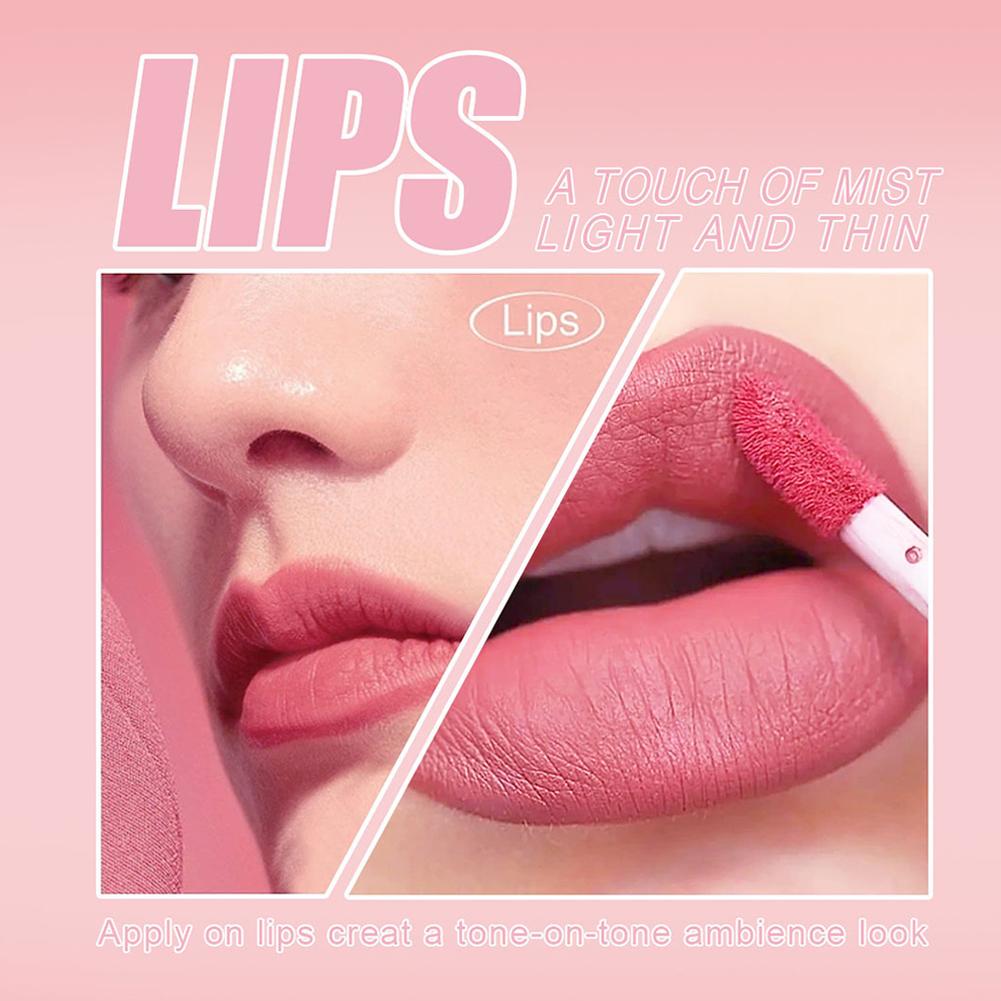 3 sztuk/zestaw Nude błyszczyk  – Matte Velvet Lip Tint Long Lasting recenzja i cena