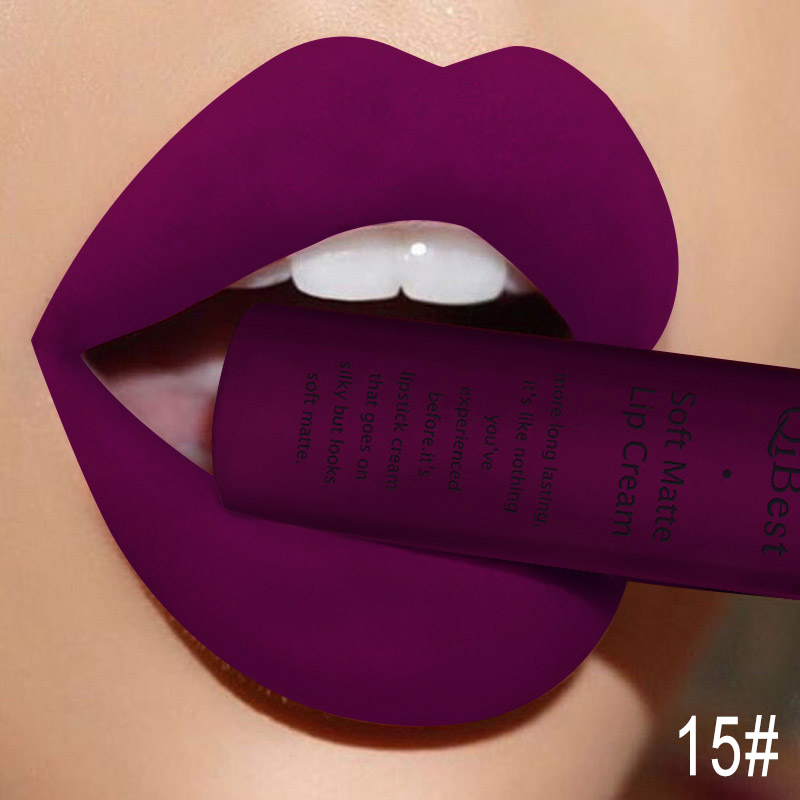 QIBEST seksowny aksamitny mato – Matte Velvet Lip Tint Long Lasting recenzja i cena