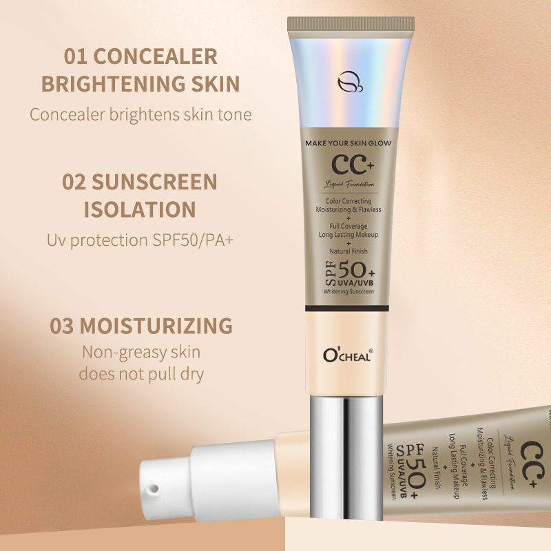 Ocheal 30g CC Cream Foundation – Spf 50 Waterproof Sunscreen recenzja i cena