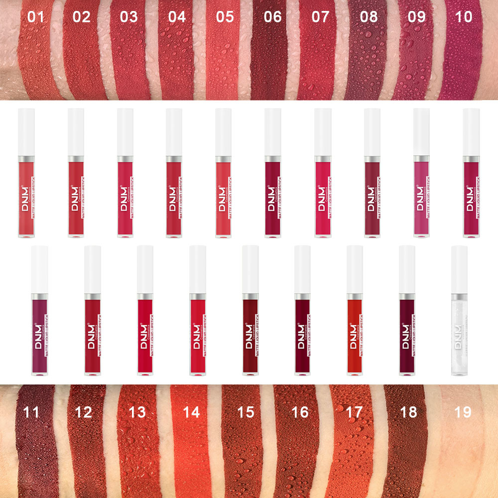 DNM 18 Kolorów Matowy Aksamitn – Matte Velvet Lip Tint Long Lasting recenzja i cena