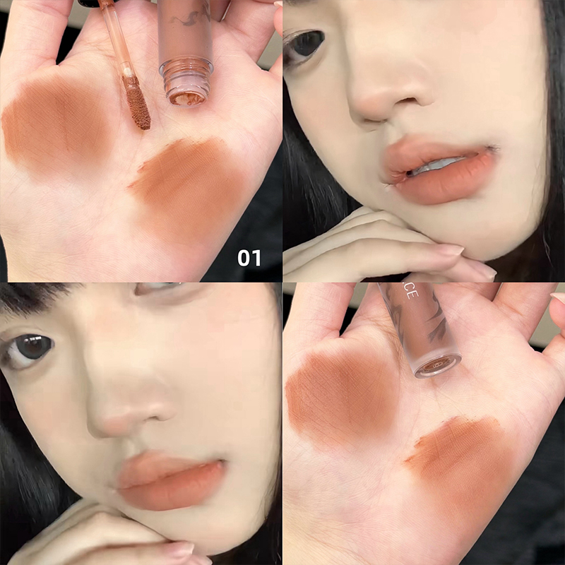 CACE Matowa Aksamitna Brązowa  – Matte Velvet Lip Tint Long Lasting recenzja i cena