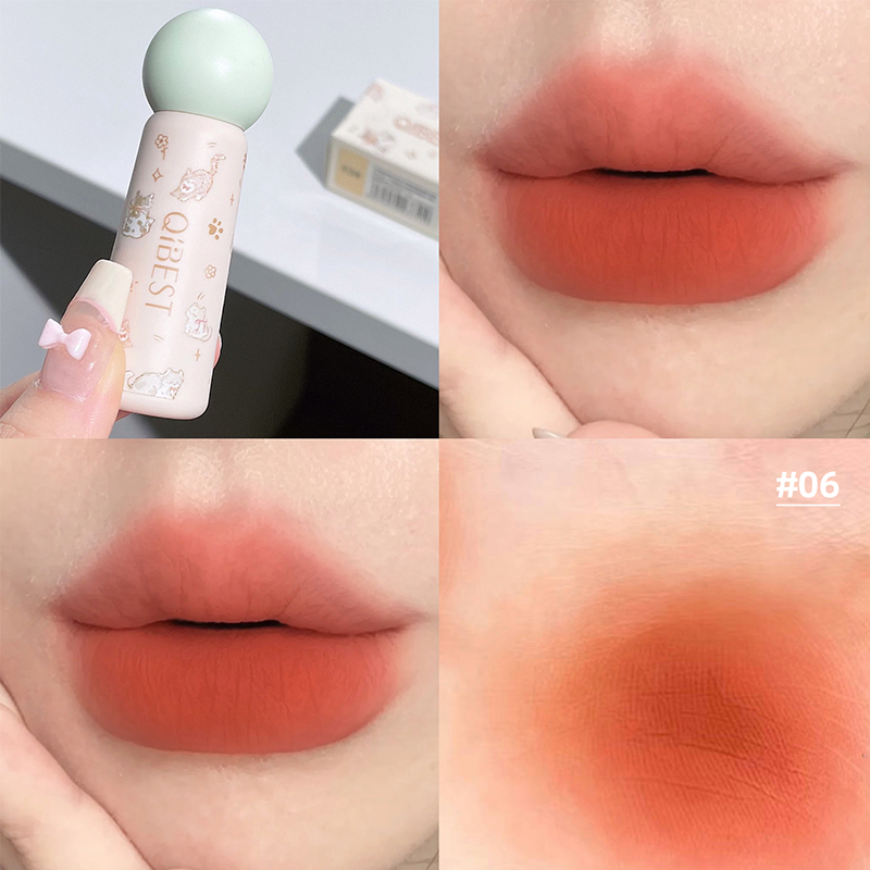 QIBEST Uroczy Aksamitny Matowy – Matte Velvet Lip Tint Long Lasting recenzja i cena