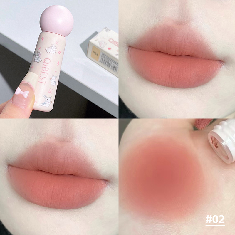 QIBEST Uroczy Aksamitny Matowy – Matte Velvet Lip Tint Long Lasting recenzja i cena