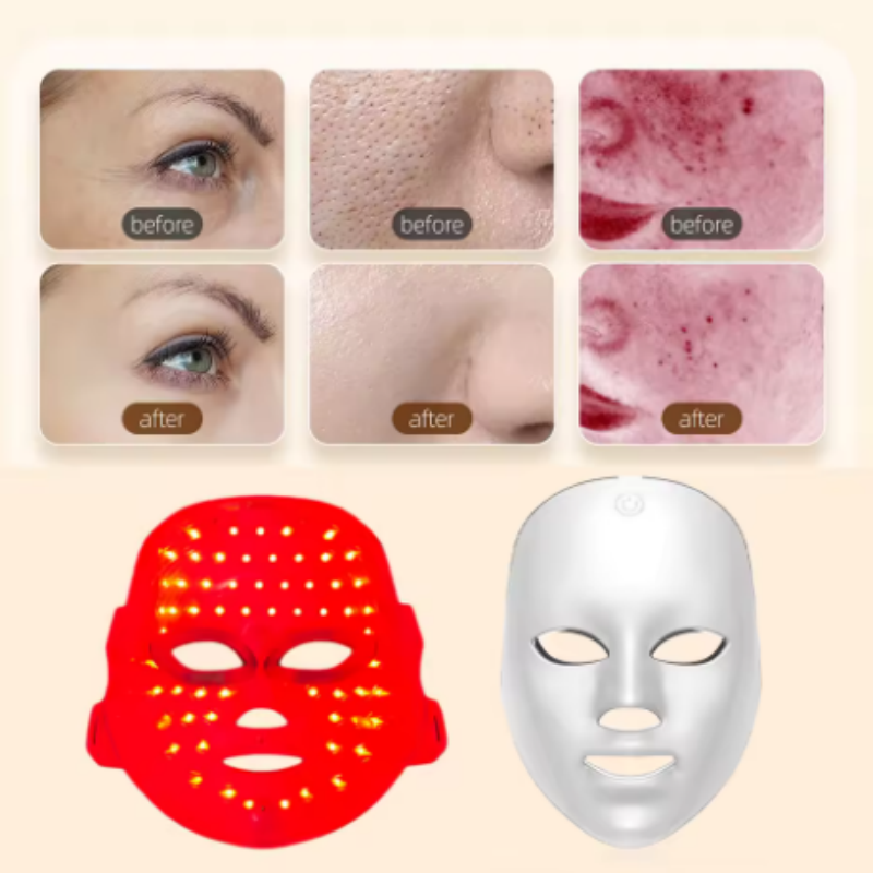 Bezprzewodowa maska LED, maska – Led Light Therapy Face Mask recenzja i cena