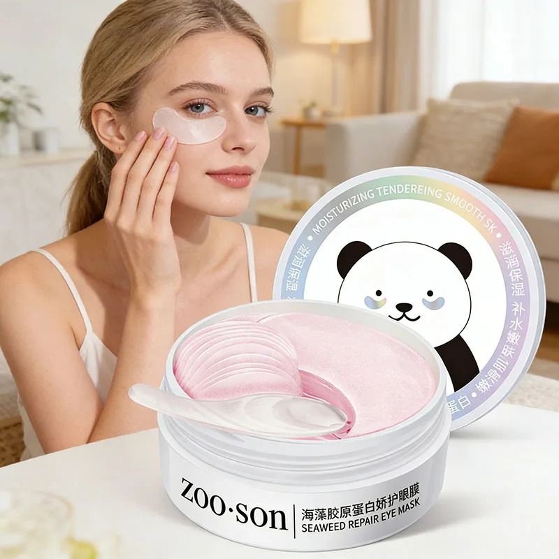 60 szt. Złote Kryształowe Kola – Collagen Under Eye Patches recenzja i cena